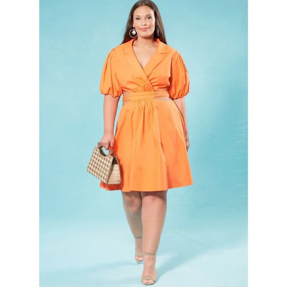 McCalls Sewing Pattern M8362 R11717 Dress‎ Plus Size Woman 20W-28W